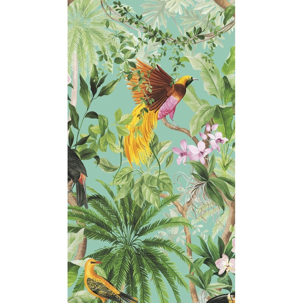Harry & Grace Tropical Bird Peel and Stick Wallpaper