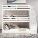 preview thumbnail 4 of 13, Triple Bunk Bed Twin Size Floor Bed with Storage Staircase