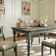 preview thumbnail 6 of 14, The Gray Barn Spring Mount Table with Cross Back Chairs 7-piece Dining Set