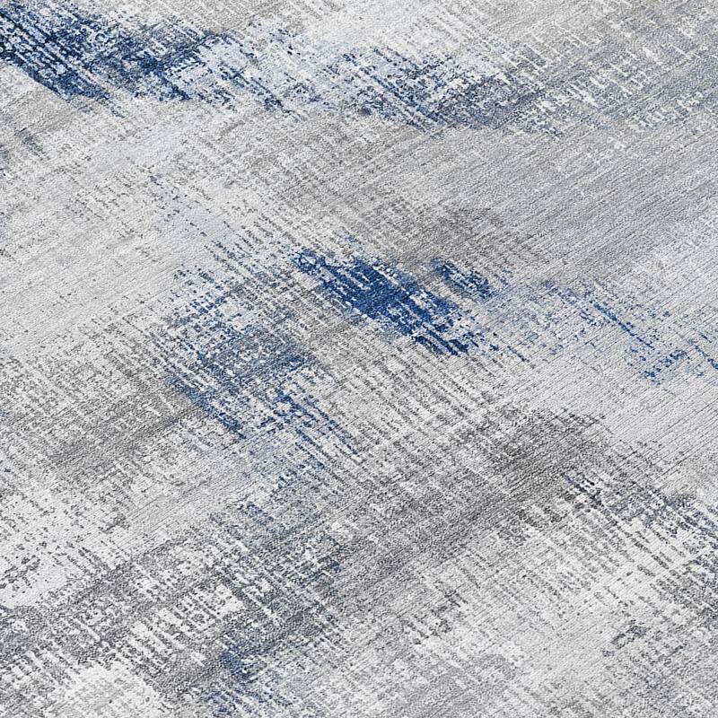 Machine Washable Indoor/ Outdoor Chantille Abstract Chevron Rug