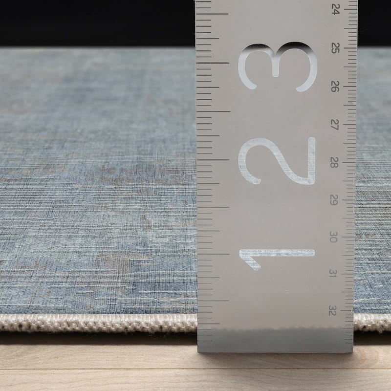 Well Woven Abstract Acropolis Modern Geometric Lines Flat-Weave Machine Washable Area Rug