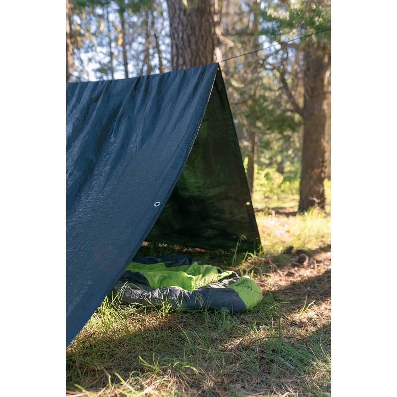 Stansport Medium-Duty Rip-Stop Tarp 5' x 7' - Dark Green