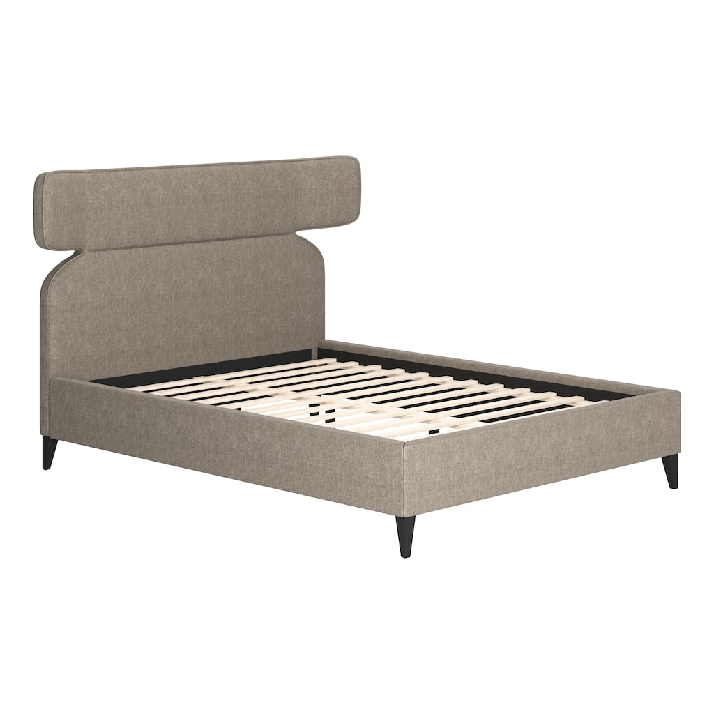 Dusa Queen Bed Olive Brown