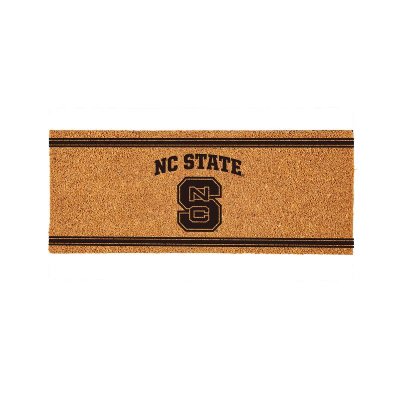 North Carolina State University Monochrome Indoor/Outdoor Coir Door Mat