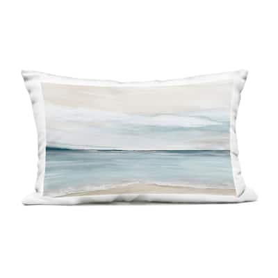 Stupell Muted Soft Watercolor Beach Printed Outdoor Throw Pillow Design by Kristen Brockmon