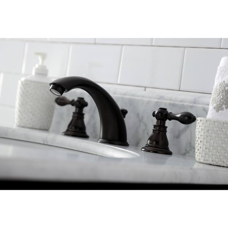 Kingston Brass American Classic Deck Mount Widespread Bathroom Faucet