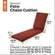 preview thumbnail 18 of 18, Classic Accessories Ravenna Water-Resistant Patio Chaise Cushion, 80 x 26 x 3 Inch