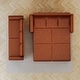 preview thumbnail 29 of 139, 93.7" Chesterfield King Pull Out Sofa Bed Sleeper Sofa with Nailhead Trim