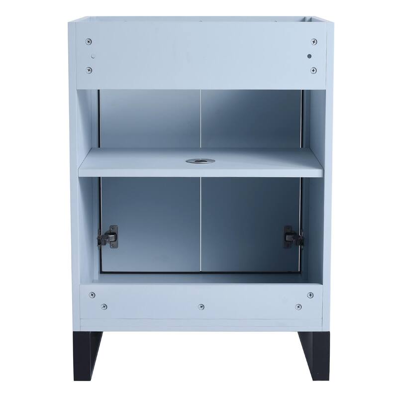 Fine Fixtures Opulence Collection Bathroom Vanity with White Ceramic Sink