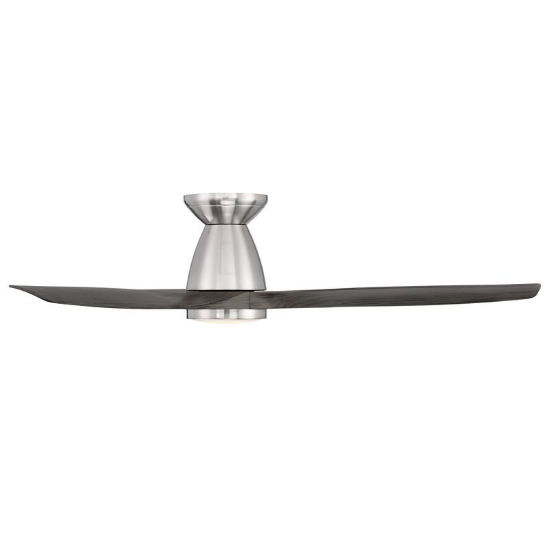 Skylark Flush Indoor Outdoor 3-Blade Smart Flush Mount Ceiling Fan 54in with 3000K LED and Remote Control - 54