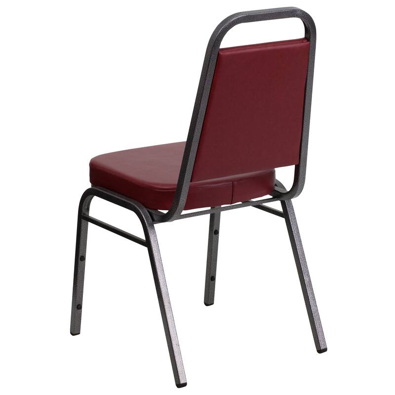 4 Pack Trapezoidal Back Stacking Banquet Chair - 20.25"D x 17.5"W x 36"H