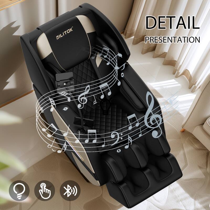 Zero Gravity Massage Recliner with Air Massage, Heating & Bluetooth Speakers