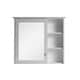 preview thumbnail 70 of 95, Modern Surface Mount Solid Wood Framed Medicine Cabinet With Mirror and Shelves