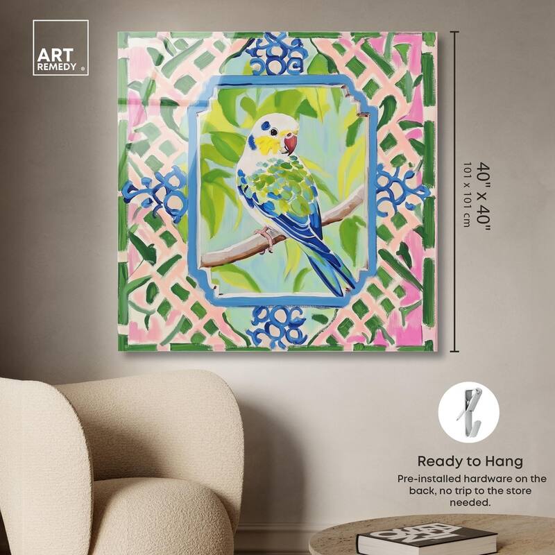 Garden Gate II Acrylic by Art Remedy, Ready to Hang