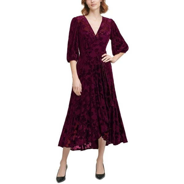 calvin klein a line high low dress Women's Velvet Red Size Xx-Large - Bed Bath & Beyond Gammausa