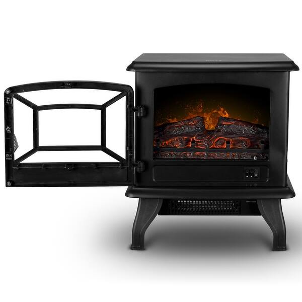 Shop Della 17 Freestanding Portable Electric Fireplace Stove