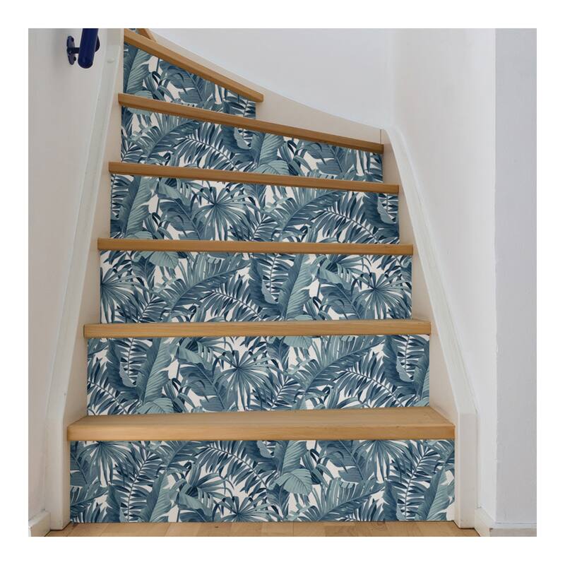 NuWallpaper Blue Maui Peel & Stick Wallpaper - 216in x 20.5in x 0.025in