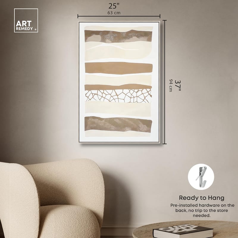 Relief Rifts II Canvas by Art Remedy
