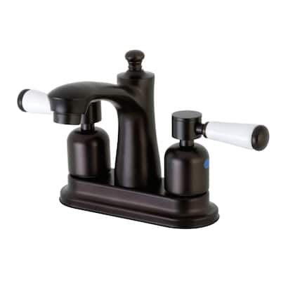 Kingston Brass Paris 1.2 GPM Centerset Bathroom Faucet with Porcelain