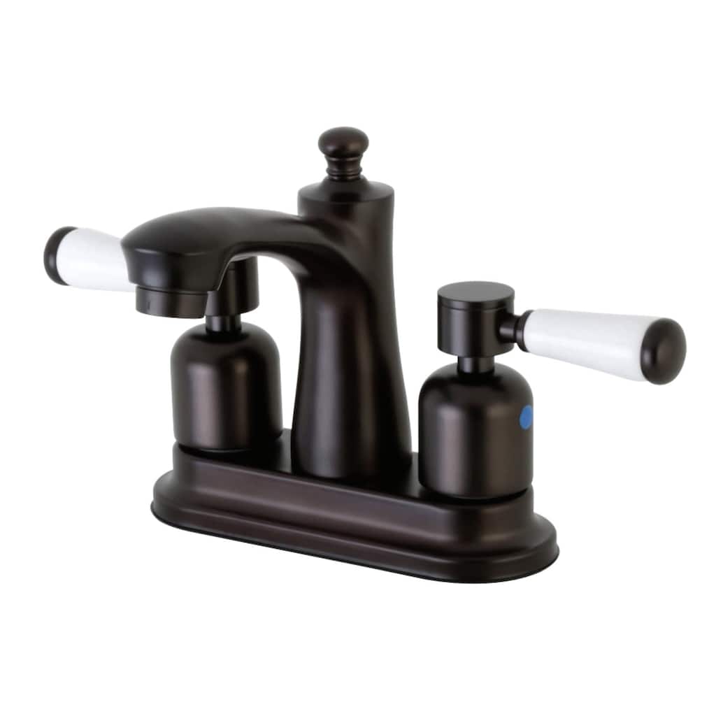 Kingston Brass Paris 1.2 GPM Centerset Bathroom Faucet with Porcelain