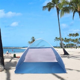 NALU Orange Beach Shelter Tent 2-3 Person Aluminium Frame Sun Protection Fishing 