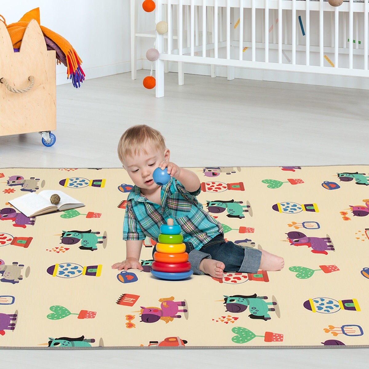 foldable baby play mat