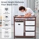 preview thumbnail 12 of 11, Wooden Baby Changing Table with Laundry Hamper
