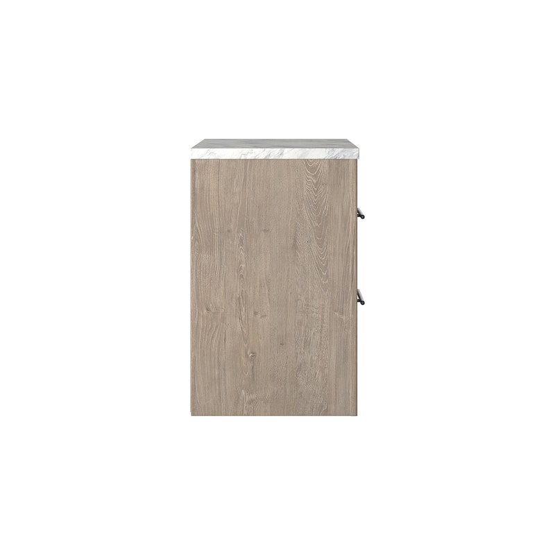 Signature Design by Ashley Senniberg Brown/White Nightstand