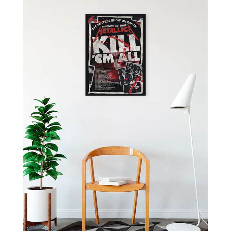 Metallica - Kill'em All 83 Tour Art Poster - 24 x 36 Inch