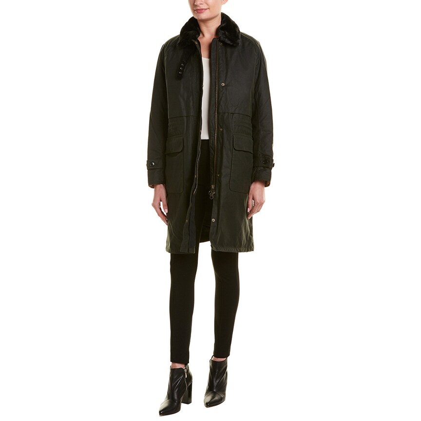 Barbour Floree Wax Coat Sage 2024 www.motoclubcentpeus.es