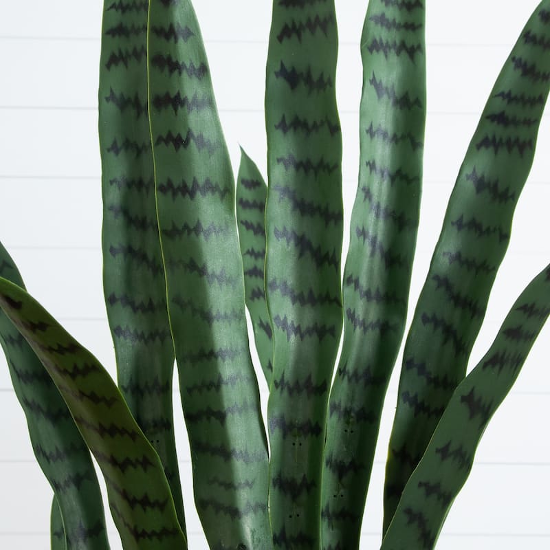 Sansevieria Artificial Potted Plant - 5' - Green