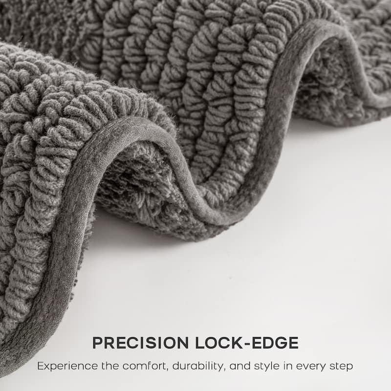 Madison Park Signature Splendor 100-percent Cotton Tufted 3000 GSM Reversible Bath Rug