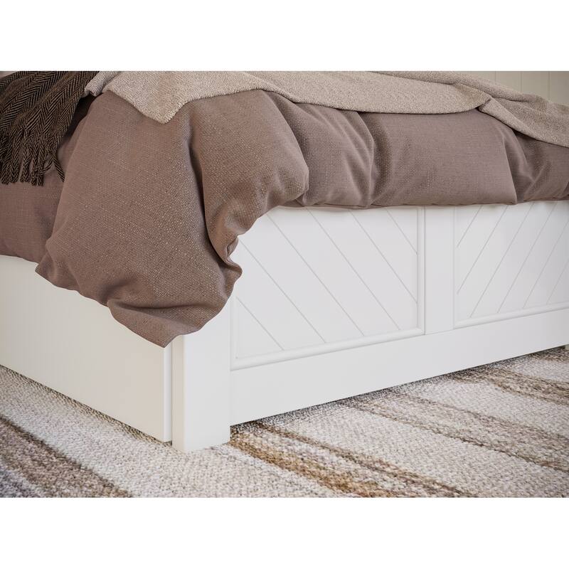 AFI, Canyon Platform Bed with Matching Footboard & Trundle