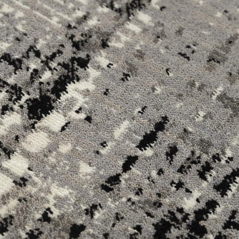 Alora Decor Aurora Transitional Abstract Wool/Tencel Area Rug