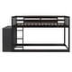 preview thumbnail 37 of 35, Wood Bunk Bed with 4 Drawers and 3 Shelves