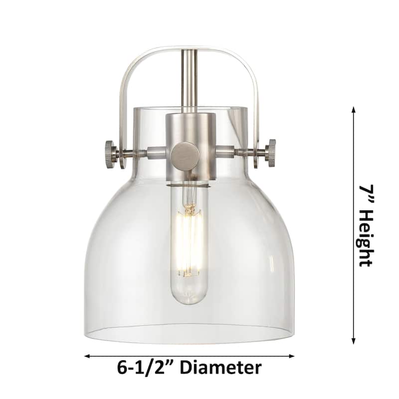 Innovations Lighting 423-1W-10-7 Pilaster II Bell Sconce Pilaster II
