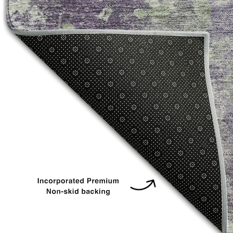 Premium Washable Super Soft Abstract Contemporary Mayfield Rug