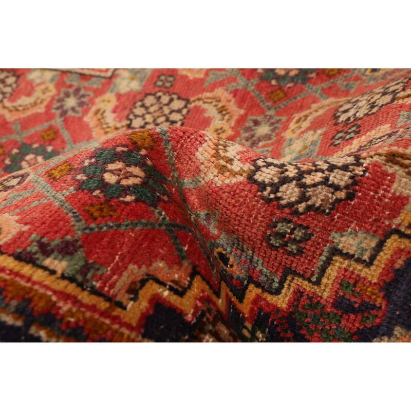 ECARPETGALLERY Hand-knotted Andelz Red Wool Rug - 6'3 x 9'2