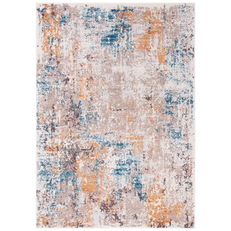 SAFAVIEH Crystal Chrystel Modern Abstract Distressed Rug