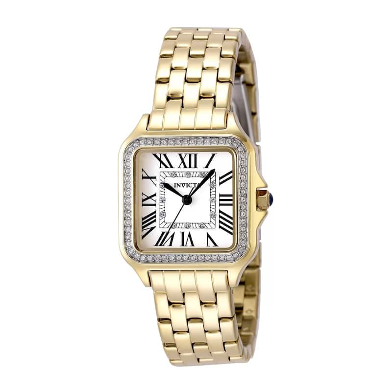 Invicta Women's 48995 Angel Quartz 3 Hand Silver Dial Watch