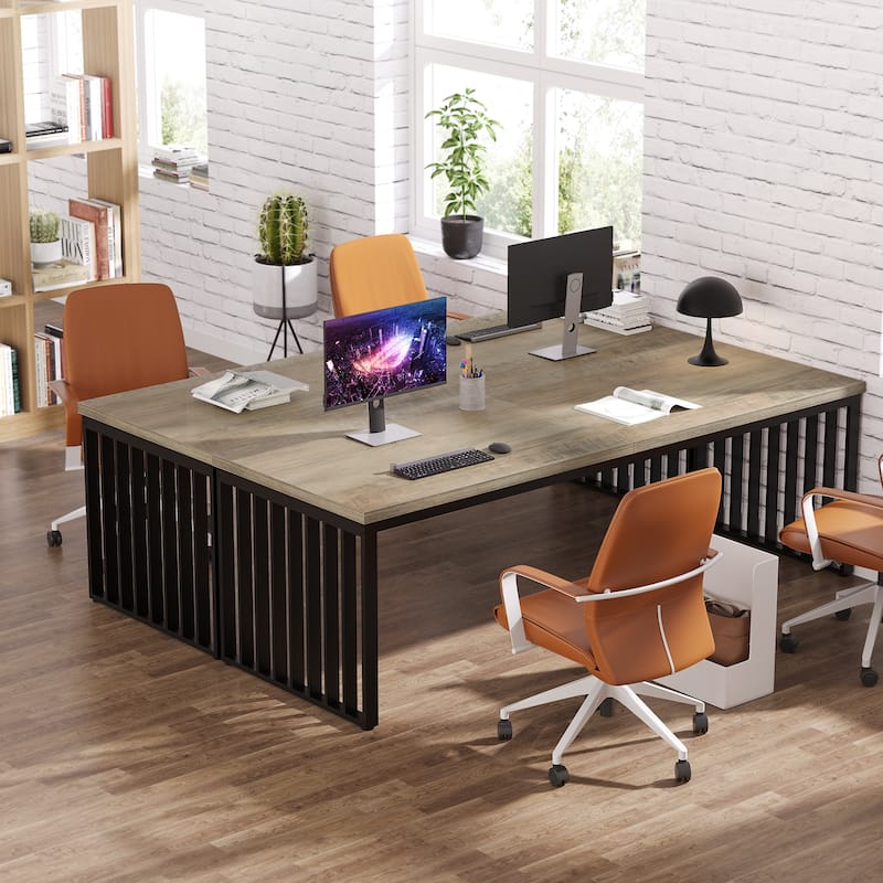 78.74-inch Two Person Computer Desk for Home Office