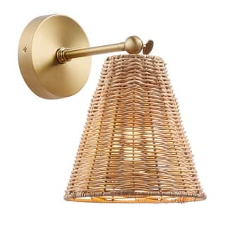 Wall Sconce in Natural Brass