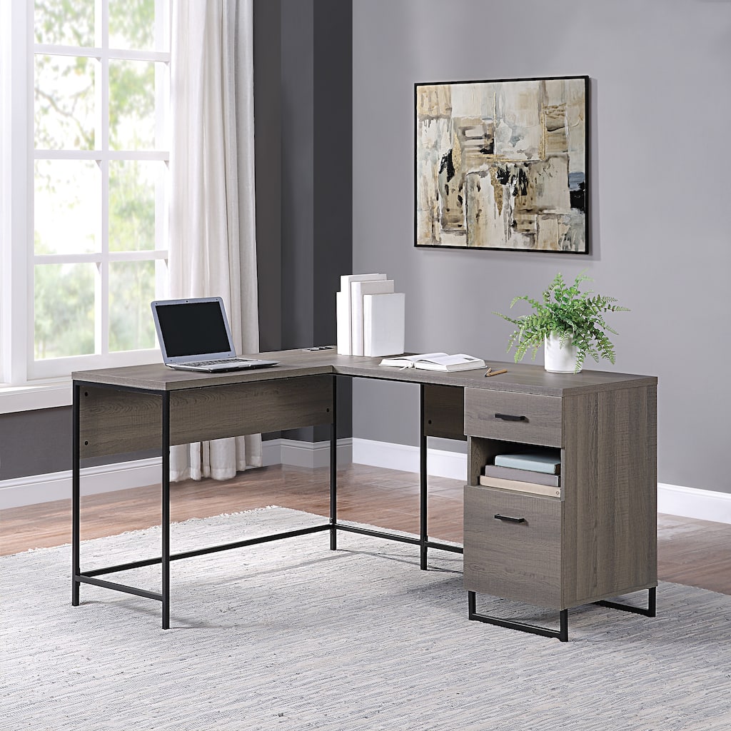 Hagney Lane L-Shape Desk