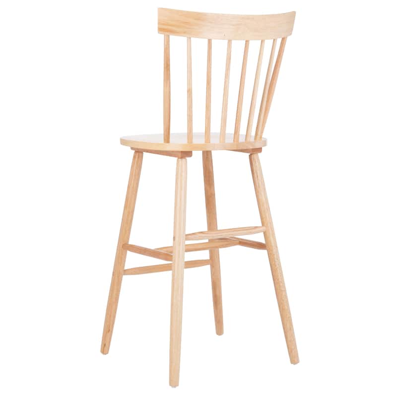 SAFAVIEH Belva 30-inch Spindle Farmhouse Bar Stool (Set of 2) - 20" W x 21" D x 44" H - 20"W x 21"D x 44"H