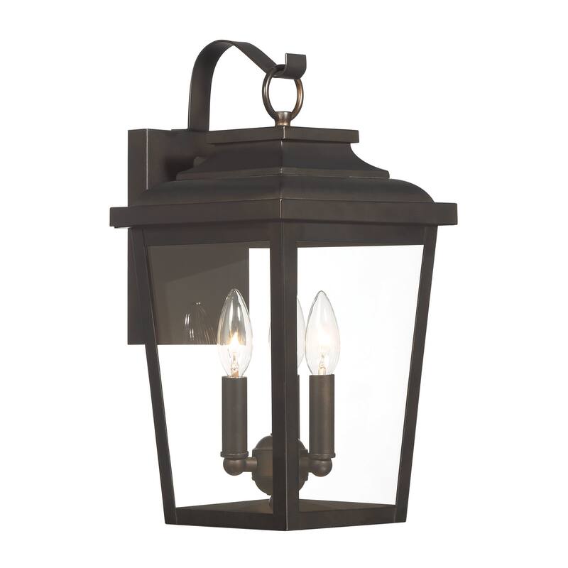 The Great Outdoors 72172-C Irvington Manor 3 Light 17" Tall Outdoor