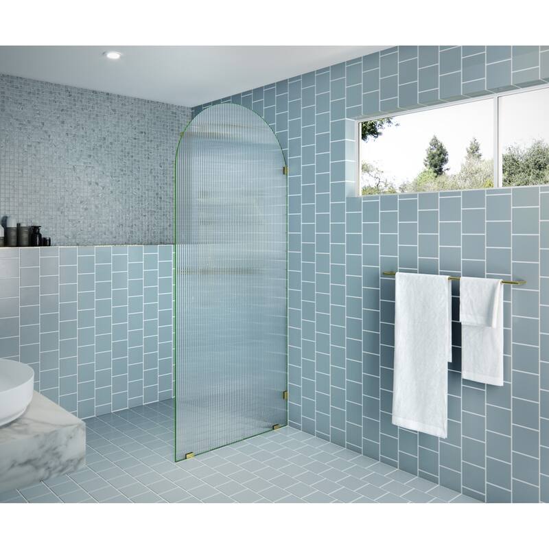 Glass Warehouse ARC-FL-34 Maven 86-3/4" High x 34" Wide Shower Screen