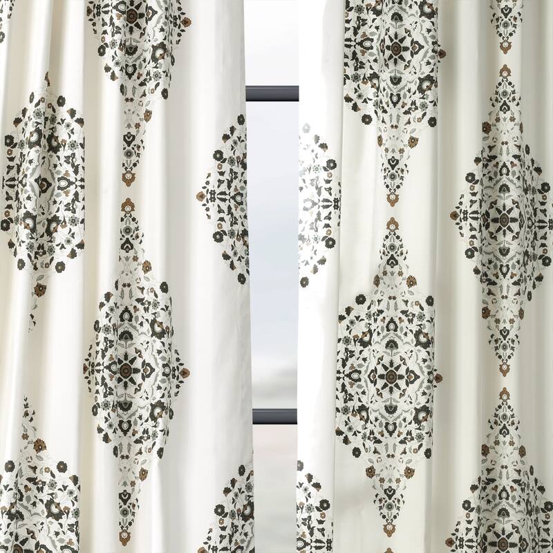Exclusive Fabrics Kerala Printed Cotton Twill Single Curtain (1 Panel)
