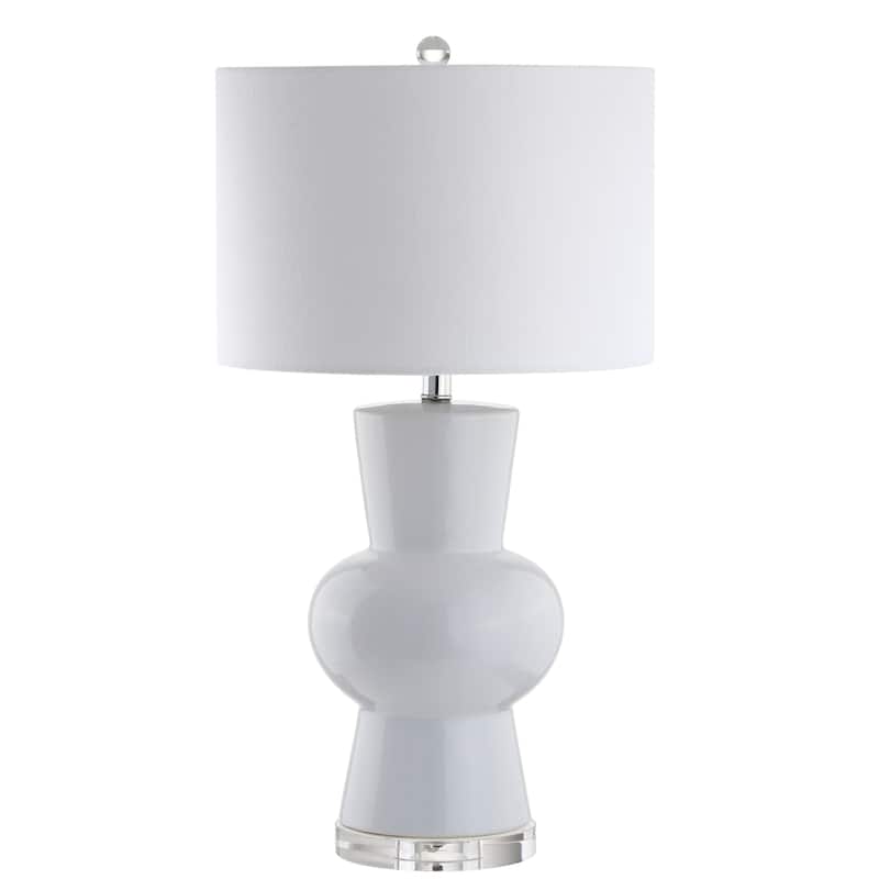 Baird 28.5" Ceramic LED Table Lamp, White by JONATHAN Y