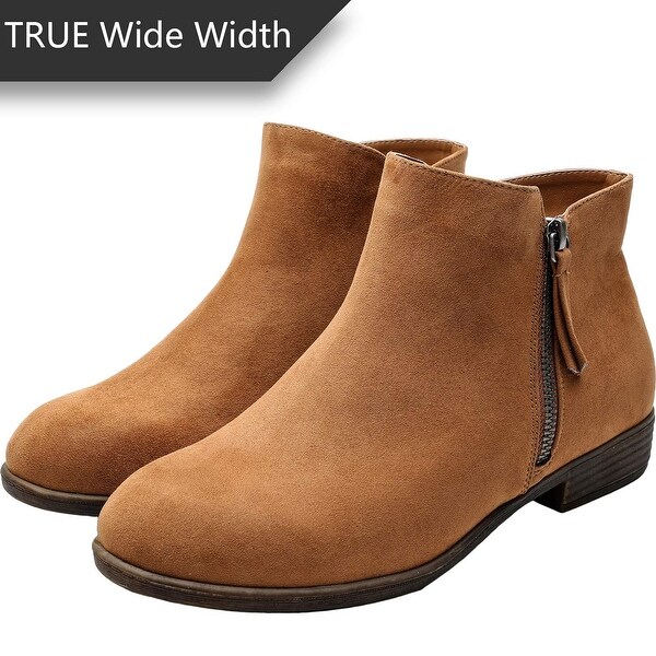 ankle booties wide width