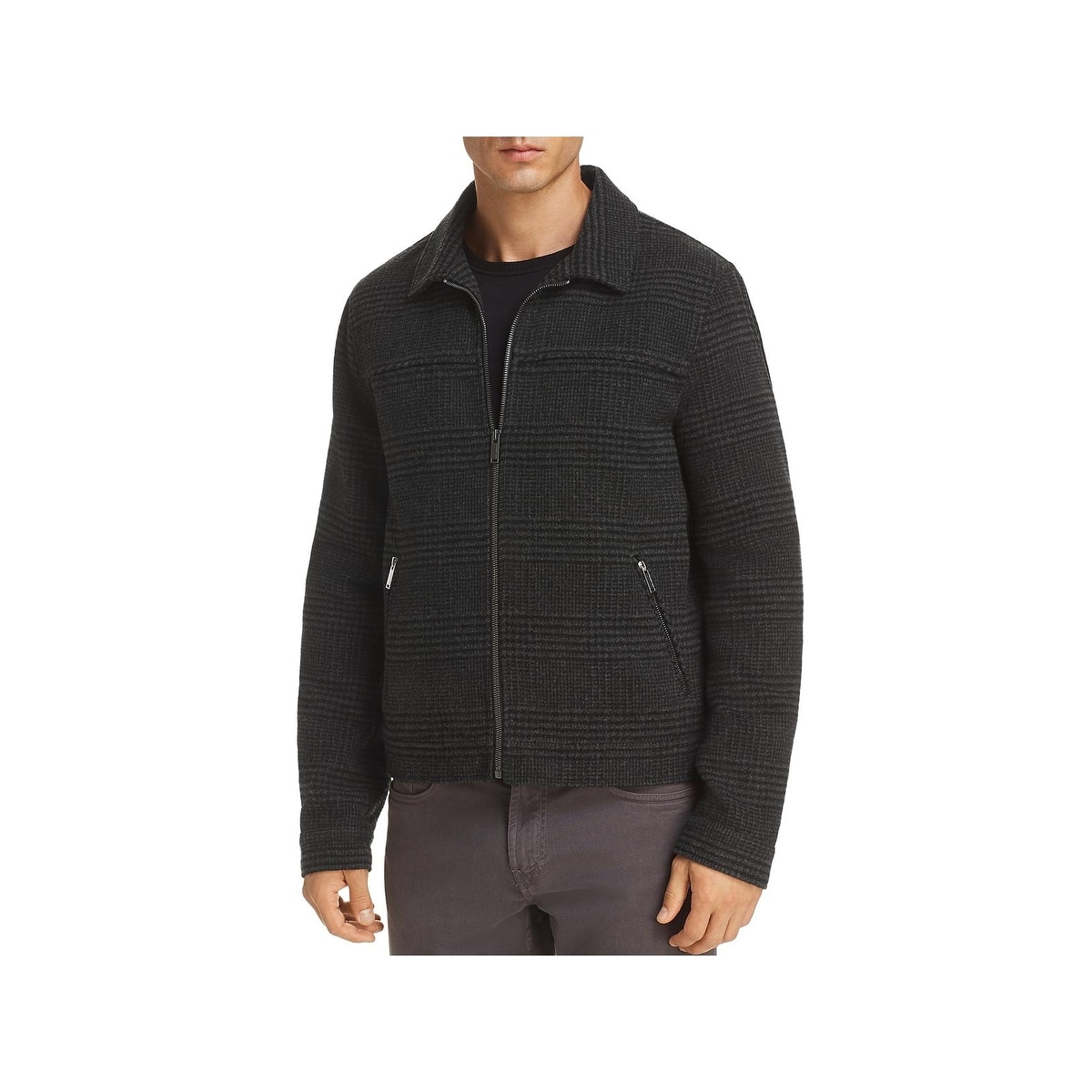 karl lagerfeld classic hooded puffa jacket